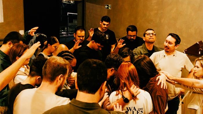 Bastidores da gravação do álbum, em maio de 2024.